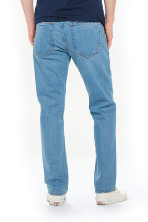 Back view of the Aviator travel jeans for men