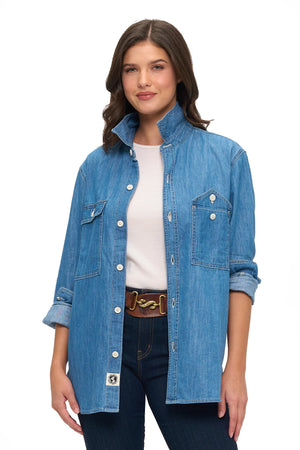 Chambray Utility Shirt