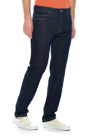 Aviator travel jeans for men side profile