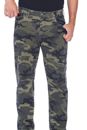 Aviator camo pants for travel