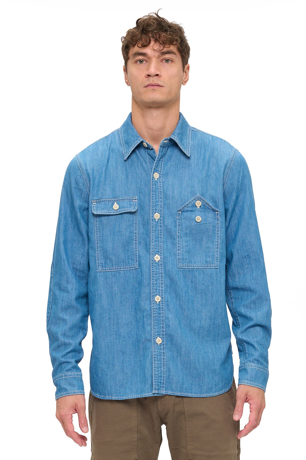 Chambray Utility Shirt