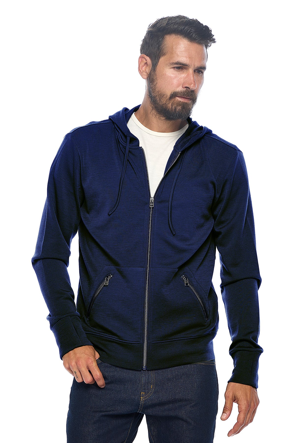 First Class Merino Hoodie | Men | Black