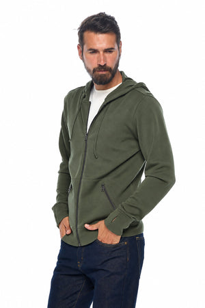 First Class Merino Hoodie | Men | Olive