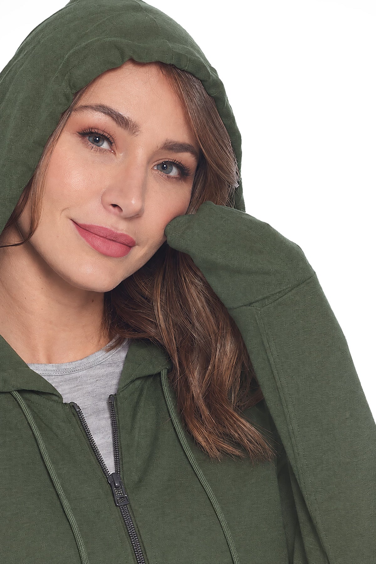 First Class Merino Hoodie | Women | Olive