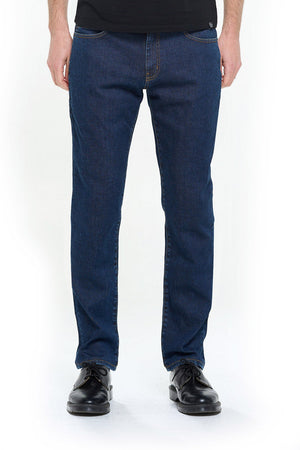 Front view of Aviator Concorde vintage travel jeans.