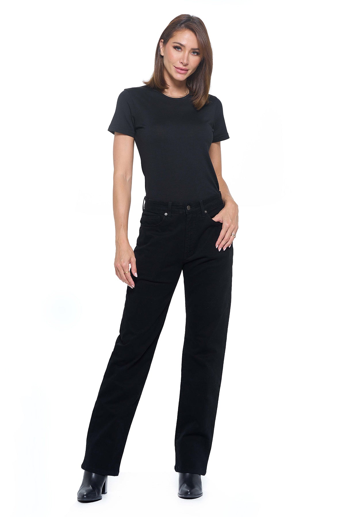 Georgia High Waist Full Length Pants by Forever New Online, THE ICONIC