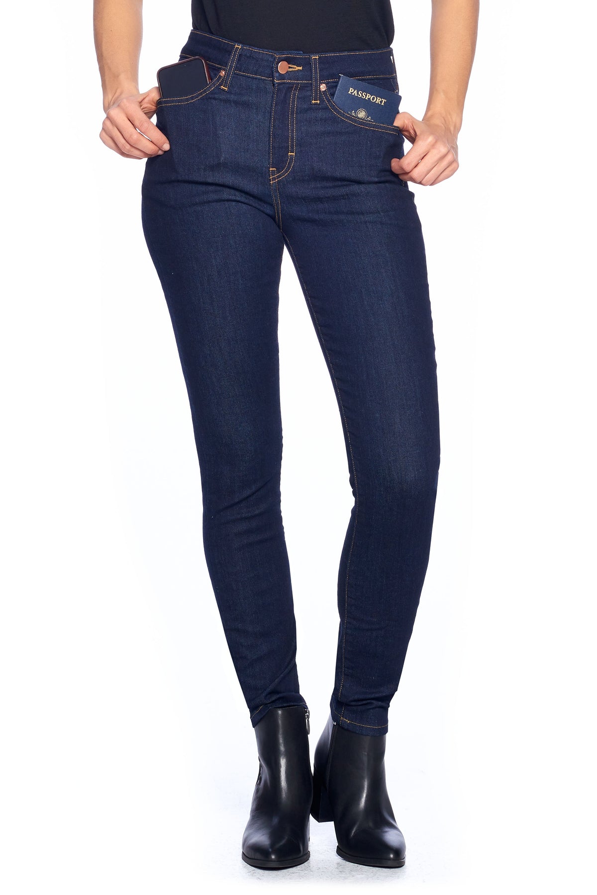 Vintage | Best Travel Jeans | Skinny | Dark Indigo