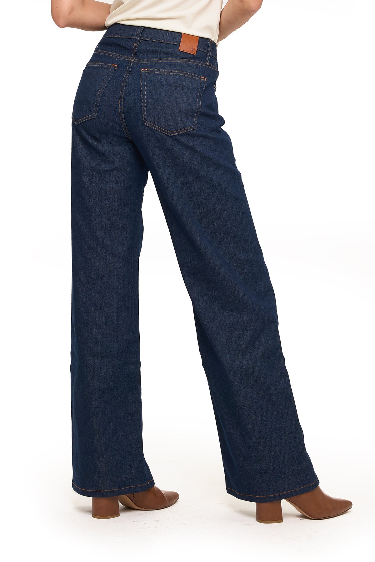 Best Travel Jeans | Wide Leg | Dark Indigo