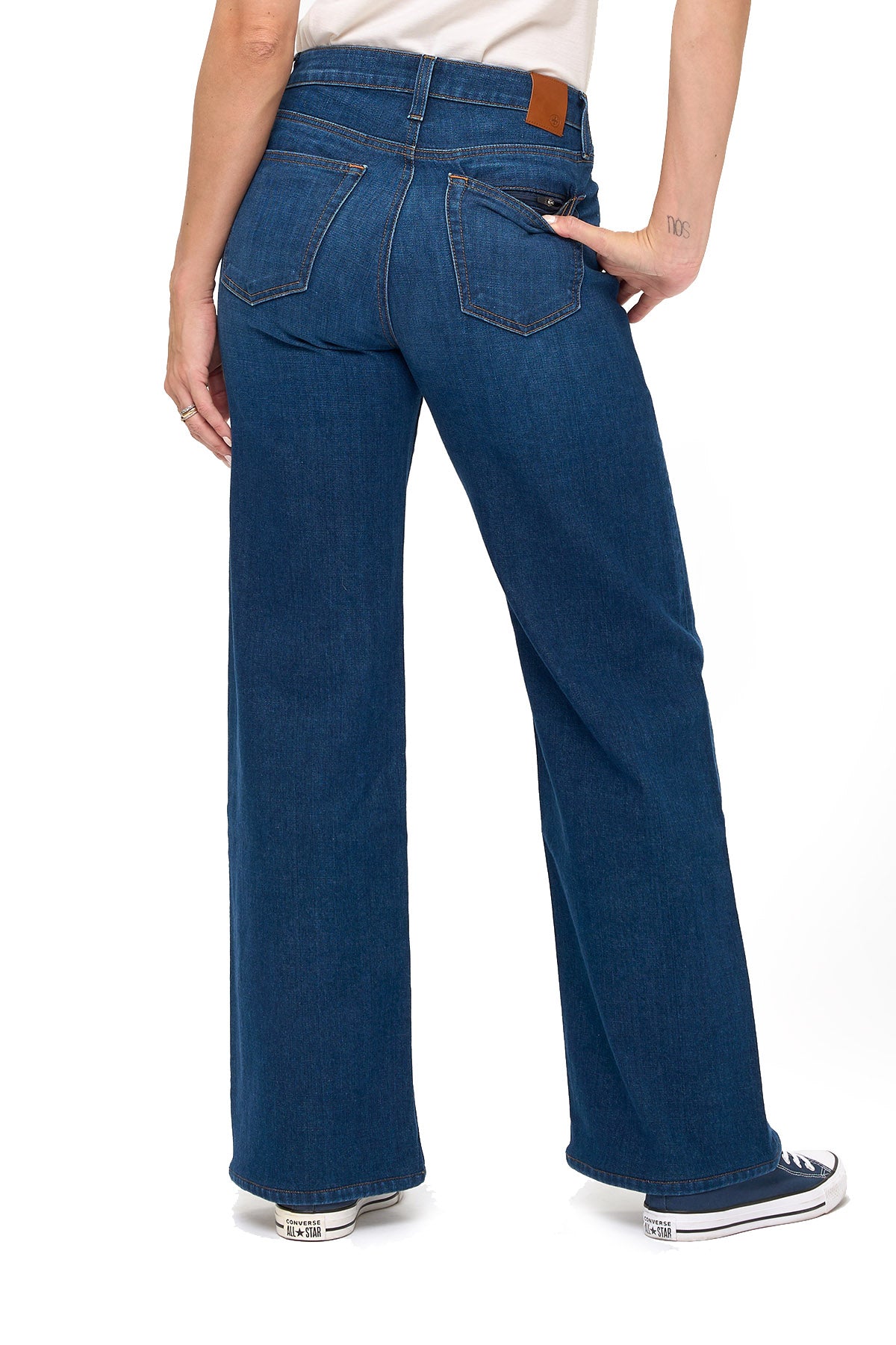 Best Travel Jeans | Wide Leg | Vintage Indigo