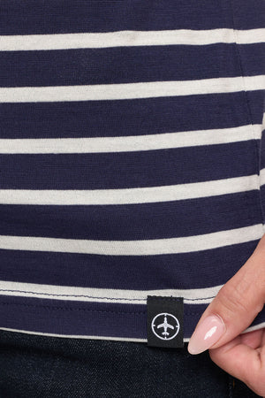 Merino Wool Long Sleeve | Women | Breton Stripe