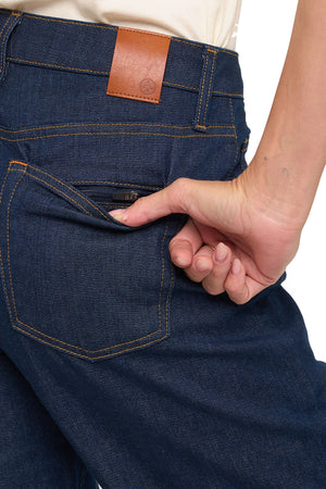 Best Travel Jeans | Wide Leg | Dark Indigo