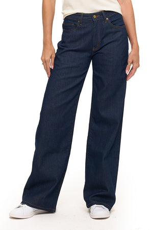 Best Travel Jeans | Wide Leg | Dark Indigo