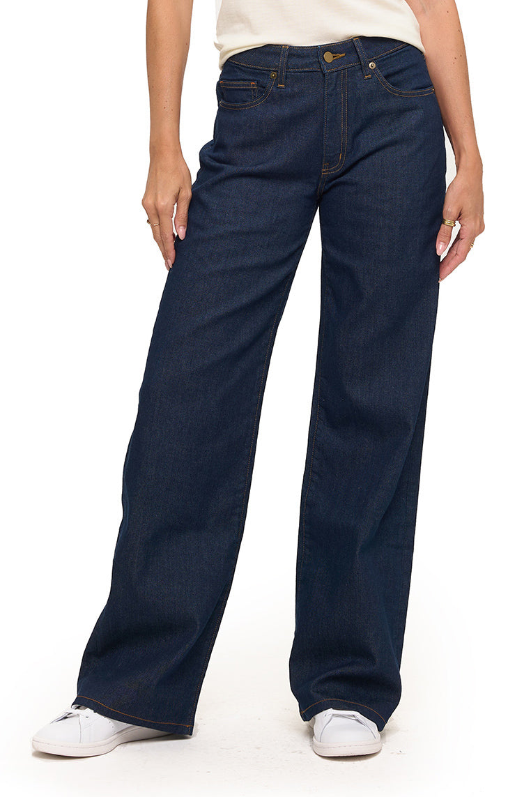 Best Travel Jeans | Wide Leg | Dark Indigo