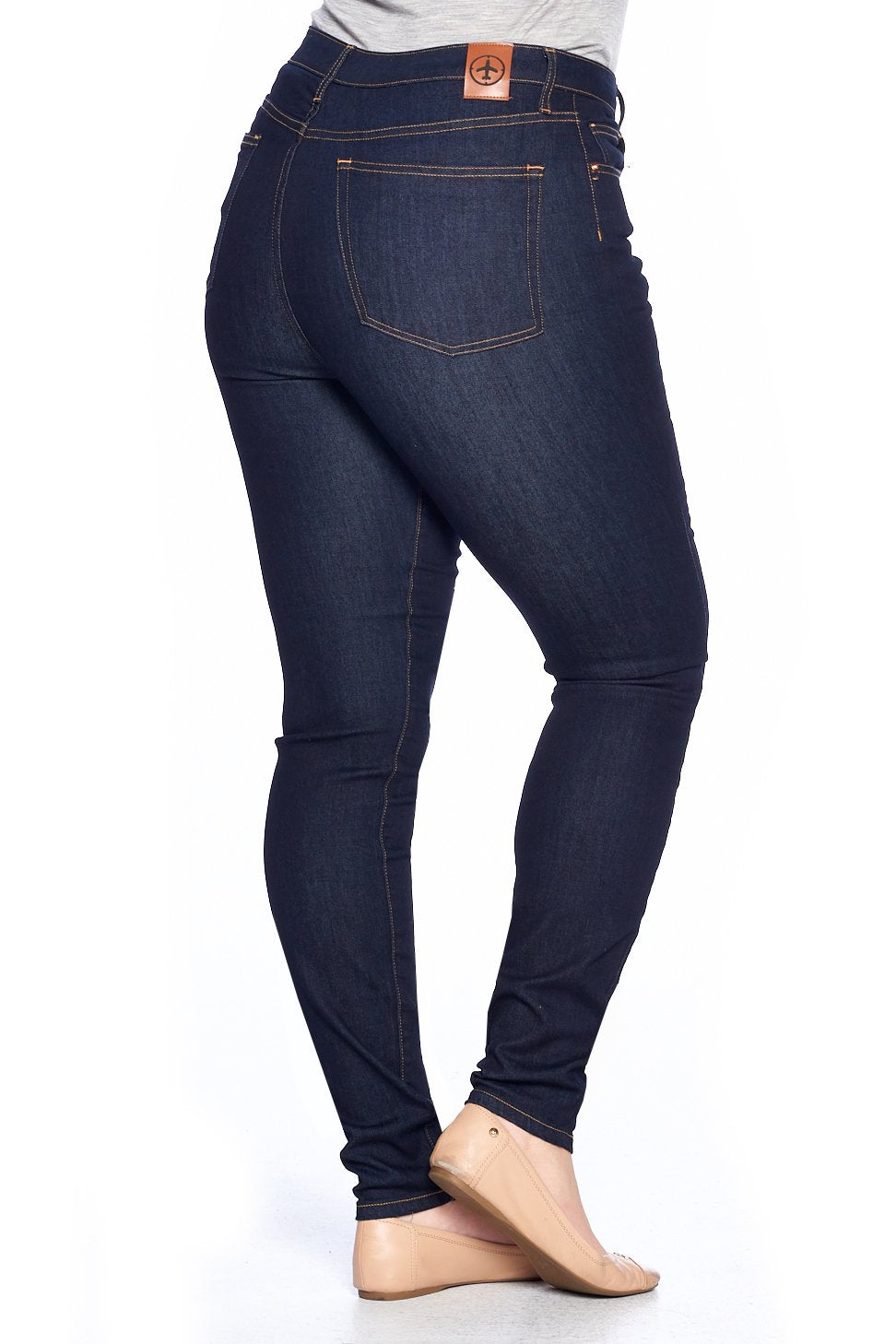 Women's Comfort Skinny Fit Jeans Dark Indigo | Made in the Aviator