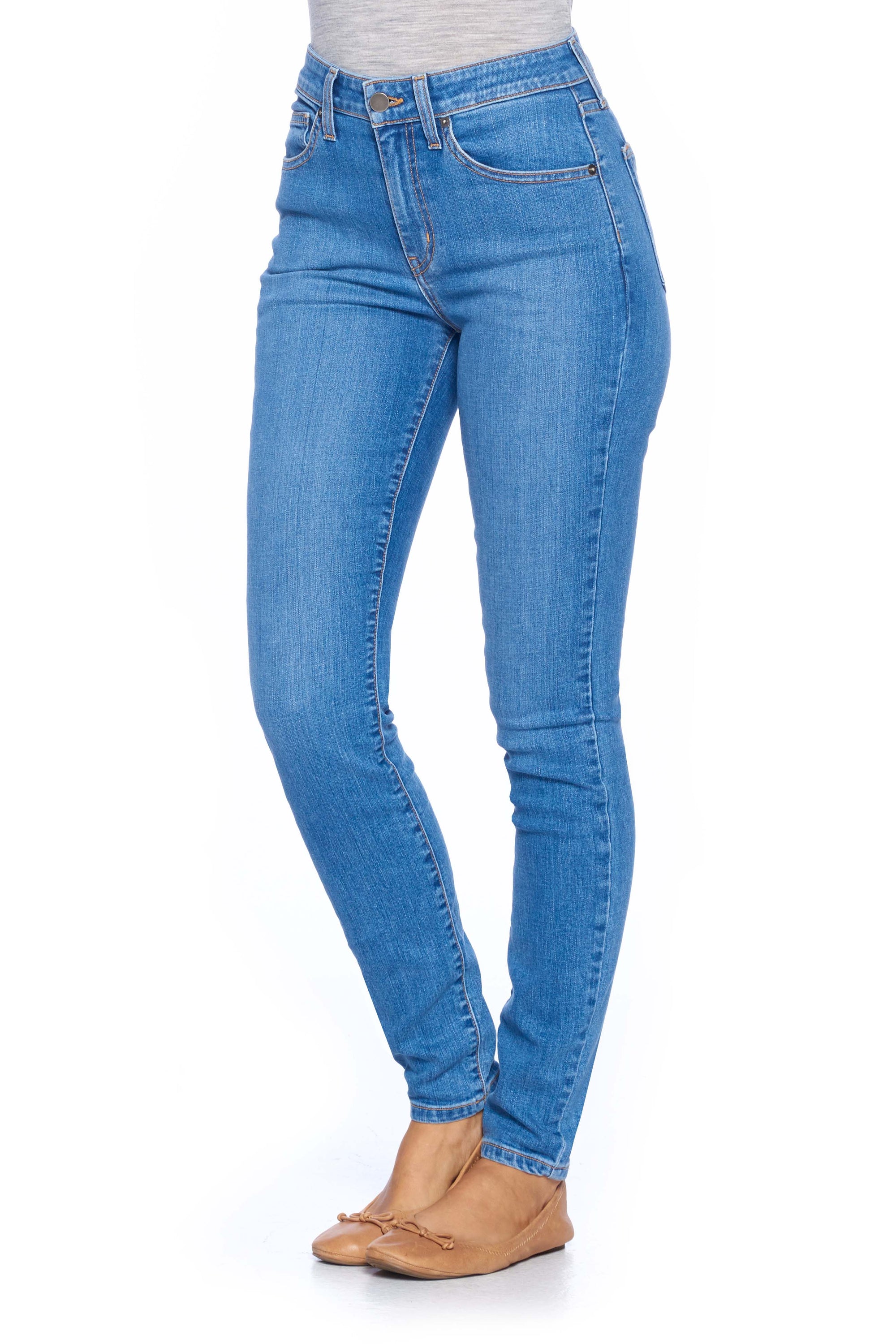 Best Travel Jeans for Women | Skinny | Faded Indigo | Made in the USA ...